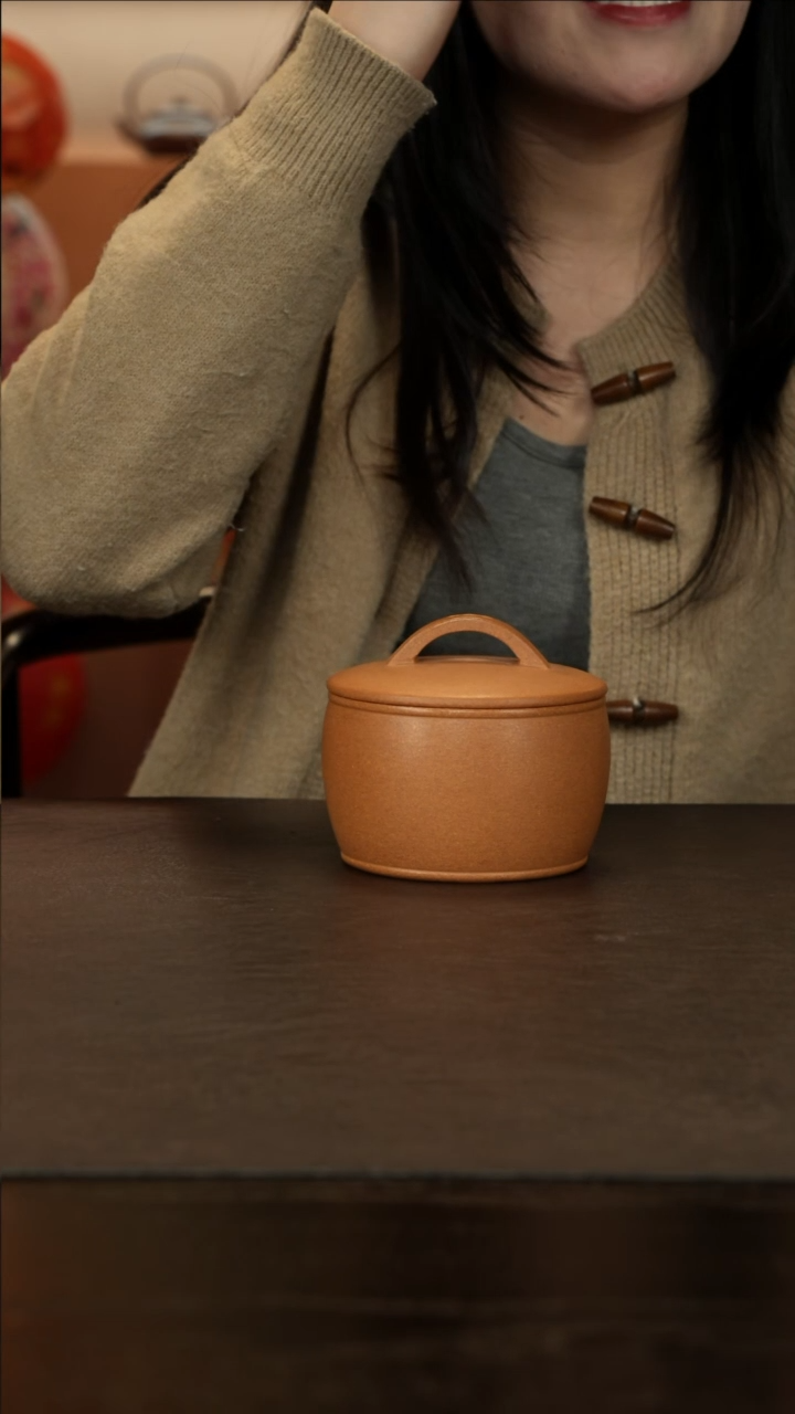 【闪购商品】紫砂茶叶罐直播福利老段泥汉瓦罐约150克