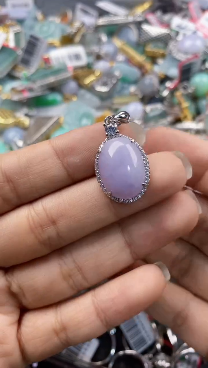 银S925镶嵌戒指翡翠888---6