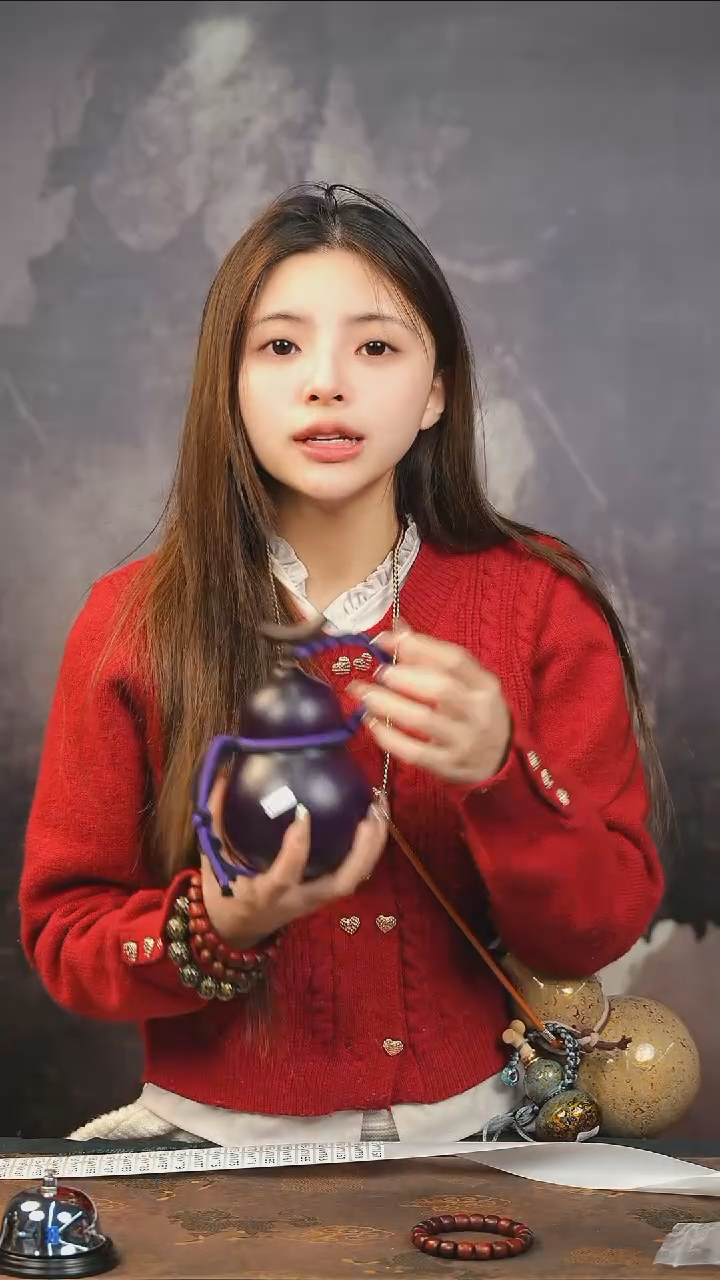 【闪购商品】WY155紫色小容量酒葫芦随缘发