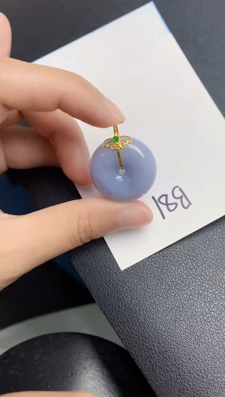 【闪购商品】翡翠颈饰18K金镶嵌000000000