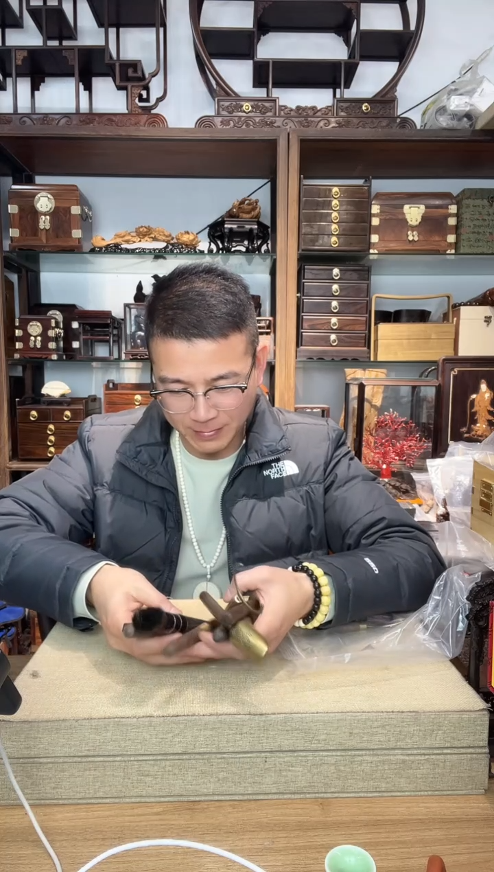 乌木类书架929茶刀工具34件  库存瑕疵