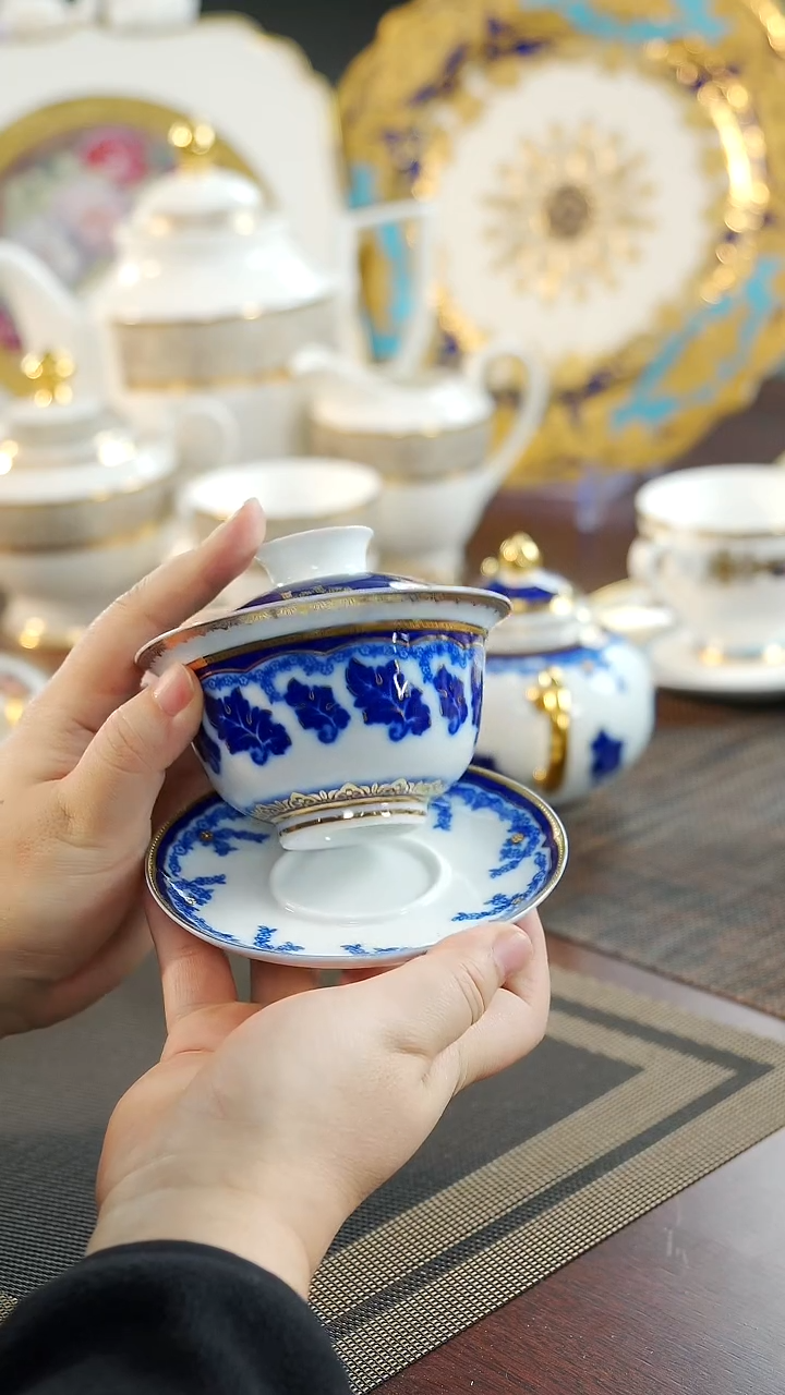 【闪购商品】瓷片盖碗福利价福利价