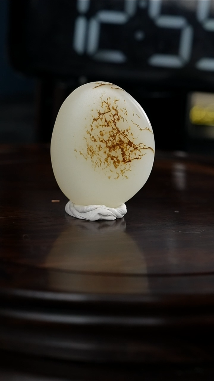 颈饰未镶嵌和田玉茶和田玉原石