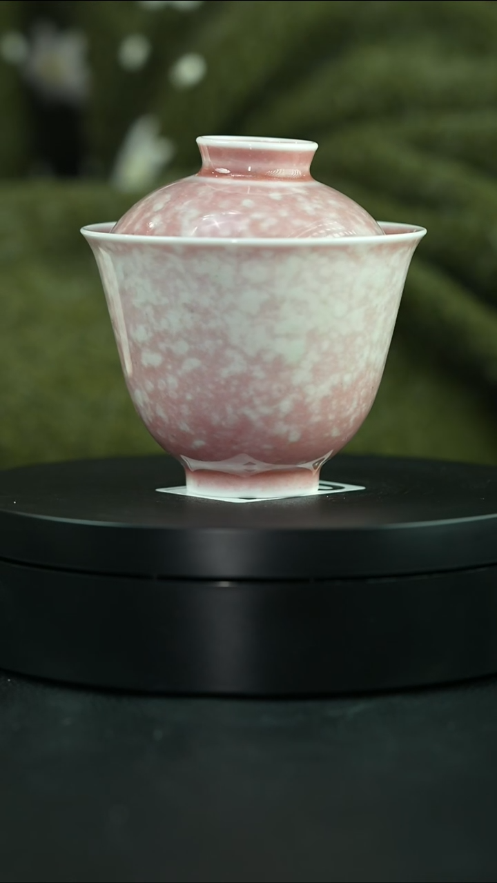 杯庐陵昱西四字隶书款仰钟盖碗（7号）