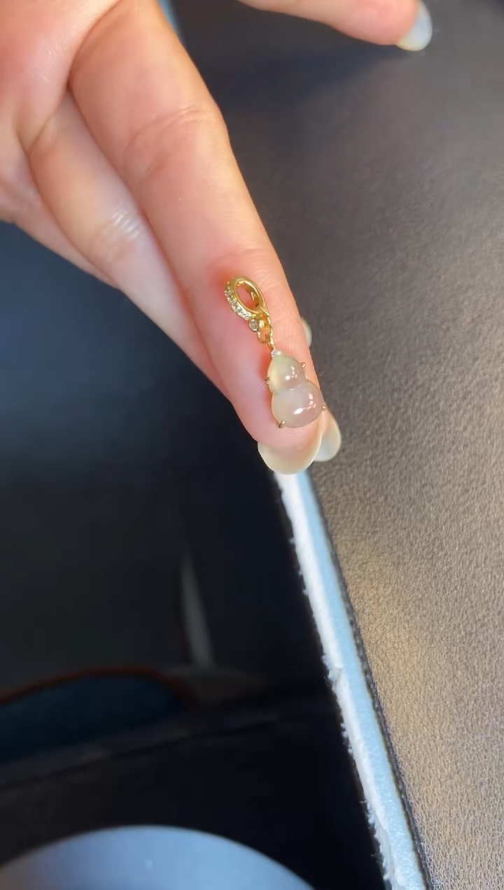 吊坠(不含链)银S925镶嵌翡翠1