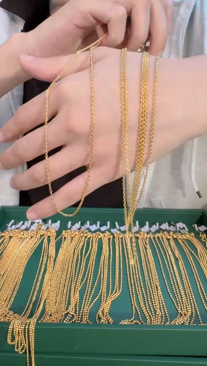 45cm固定不可调节加粗闪o链2.55g（多样性发货）