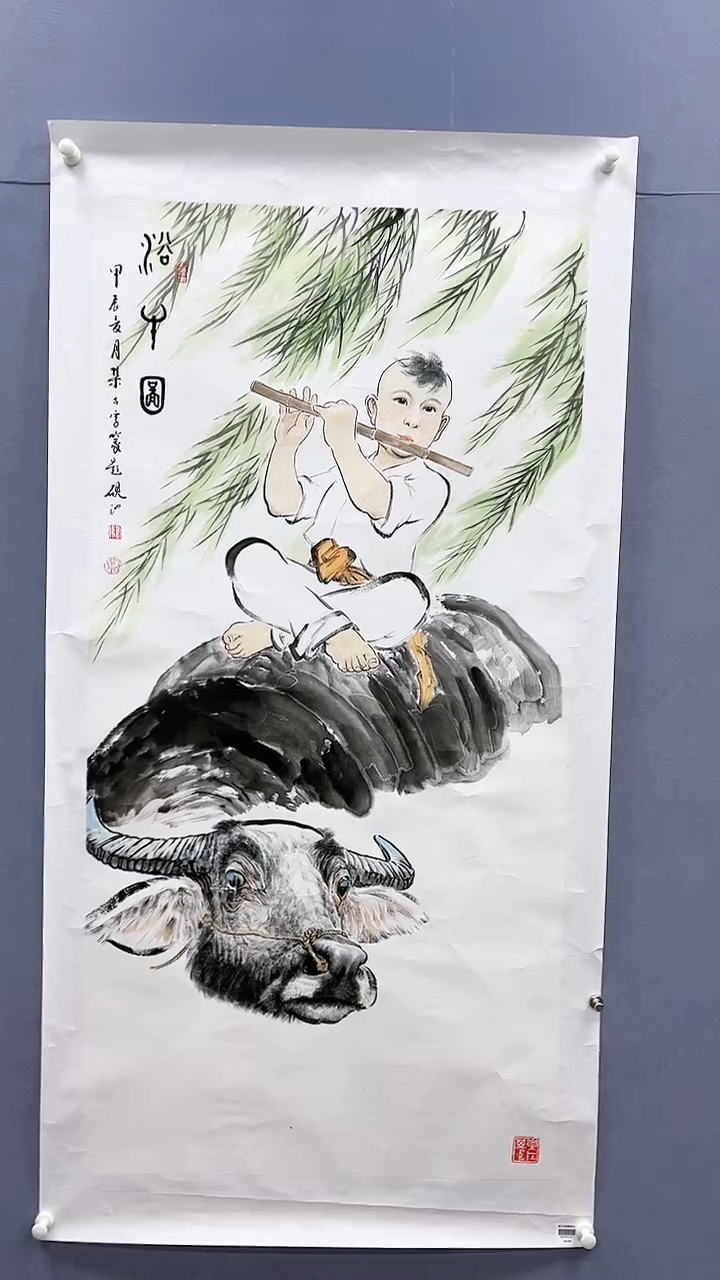 【闪购商品】绘画刘伟绘画8平尺金袍双题材