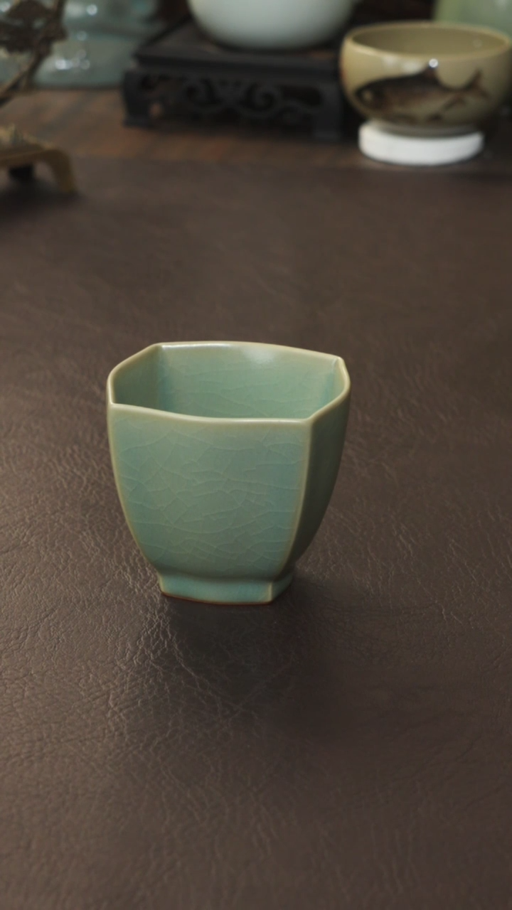 【闪购商品】杯宣宝汝瓷原矿原釉
