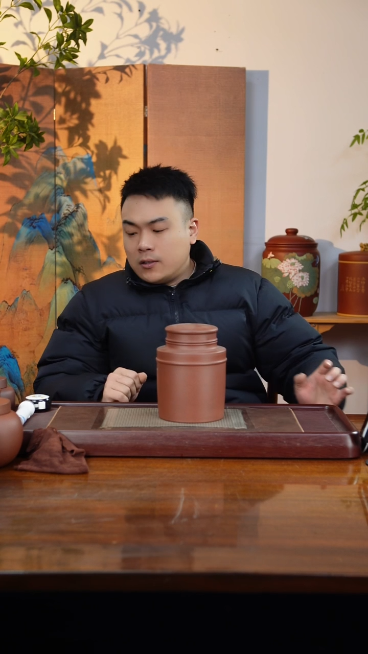 宜兴原矿紫砂茶叶罐