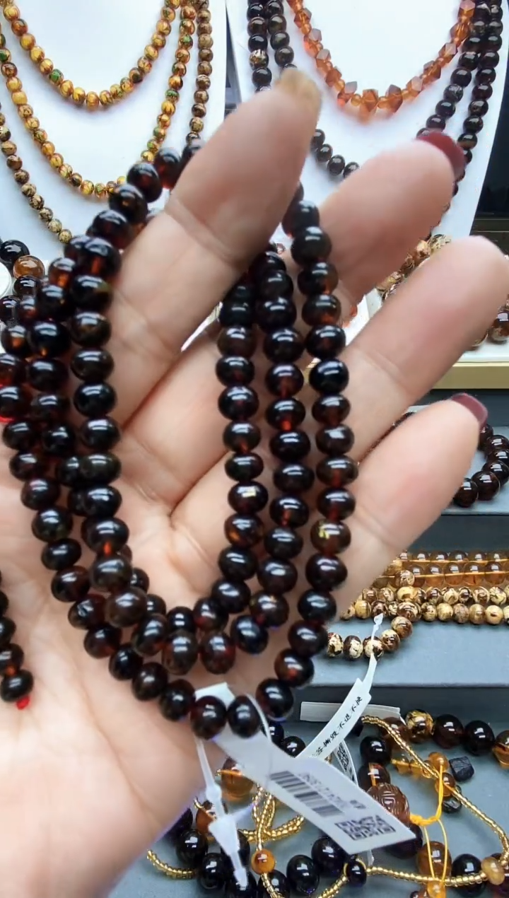 【闪购商品】琥珀颈饰未镶嵌6琥珀