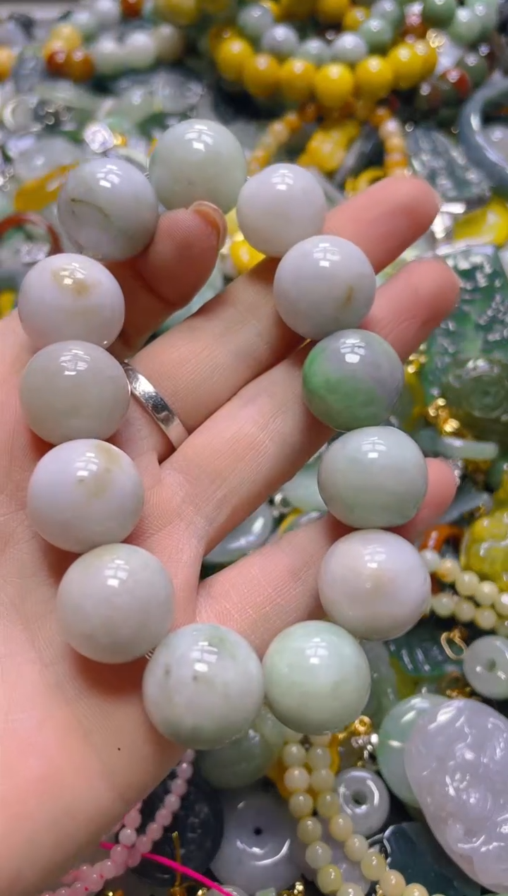 颈饰未镶嵌翡翠17mm