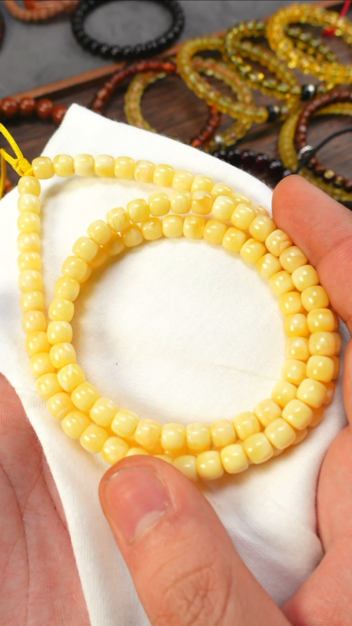 【闪购商品】蜜蜡手链未镶嵌1885/6.5mm红标蜜蜡108