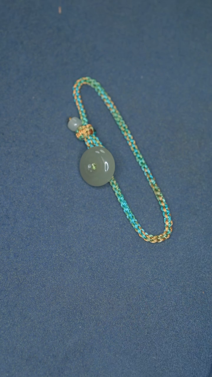 吊坠(不含链)未镶嵌和田玉和田玉平安扣