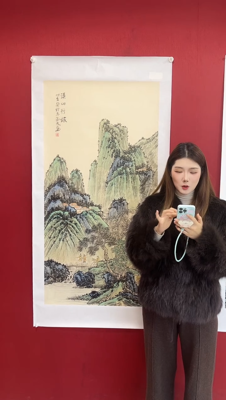 国画蒋德文老师画作