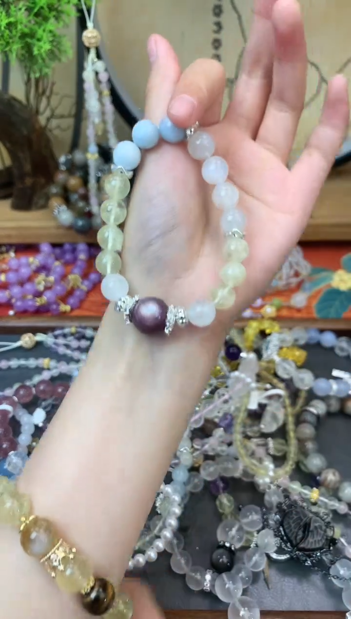 【闪购商品】黄晶手链未镶嵌479手串
