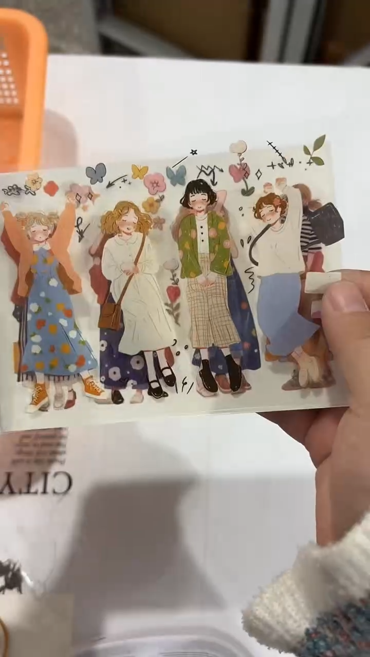 1-51 贴纸本 一本   