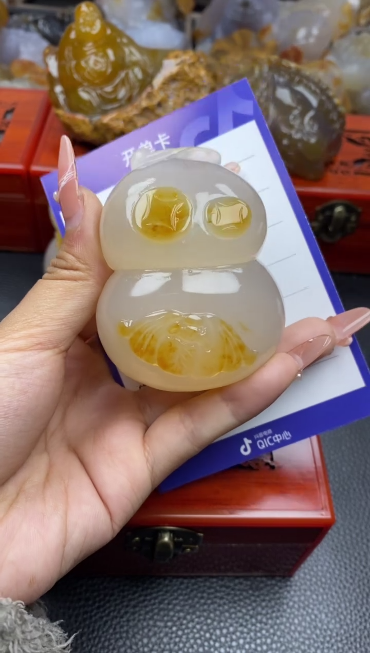 【闪购商品】玛瑙/玉髓手把合金00