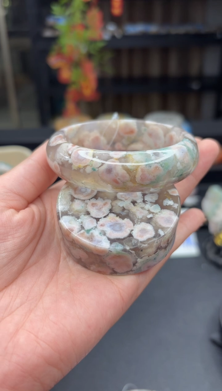 【闪购商品】石英质玉手镯未镶嵌80（58圈赠送镯心）