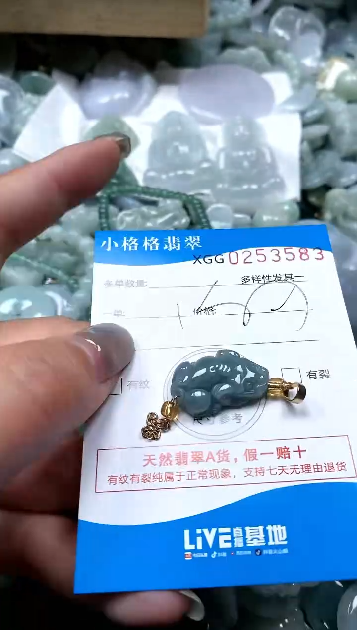 翡翠未镶嵌颈饰闪购商品0253583