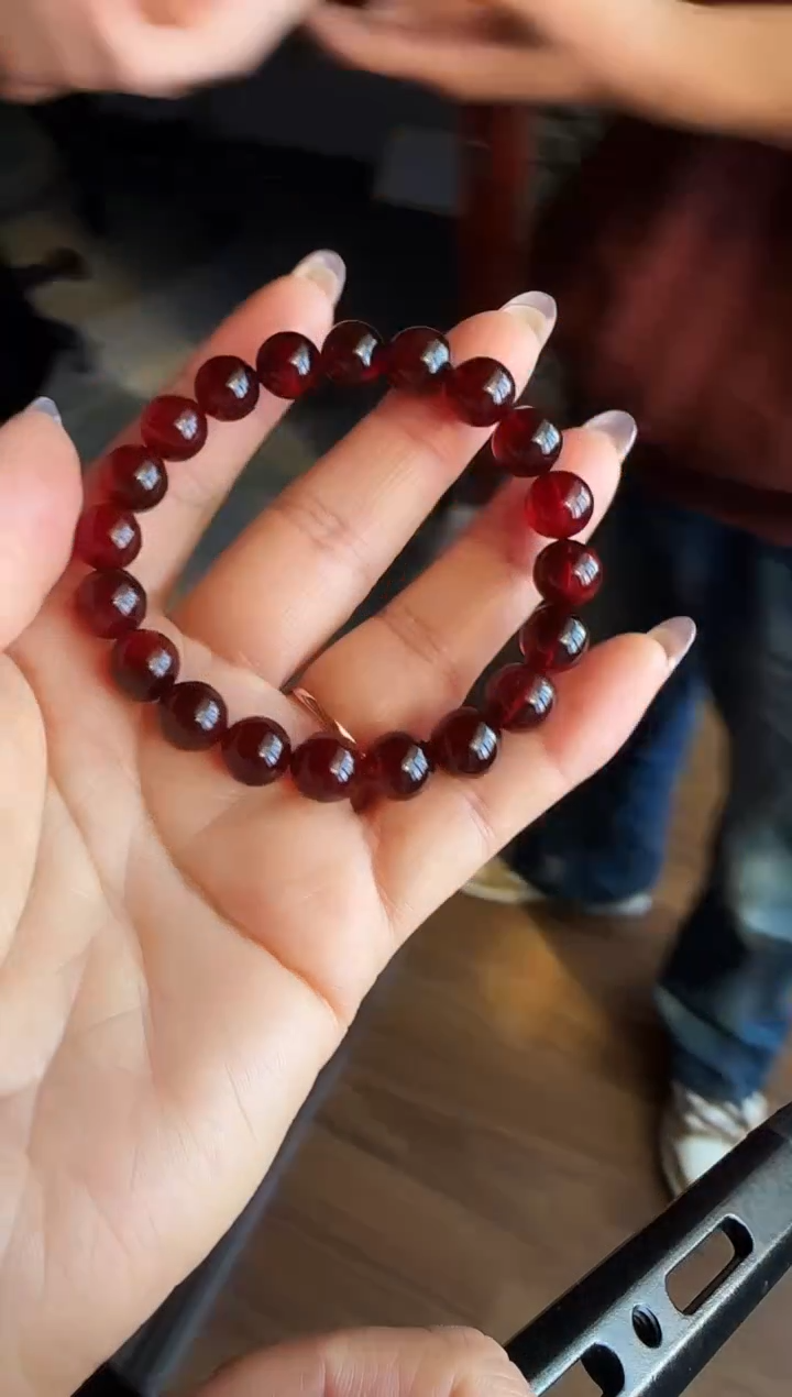 手串琥珀未镶嵌#47缅甸琥珀血珀手串9mm