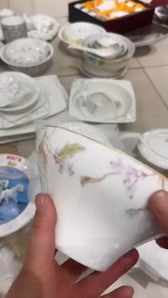 骨瓷6.5沙拉碗1个隆达骨瓷