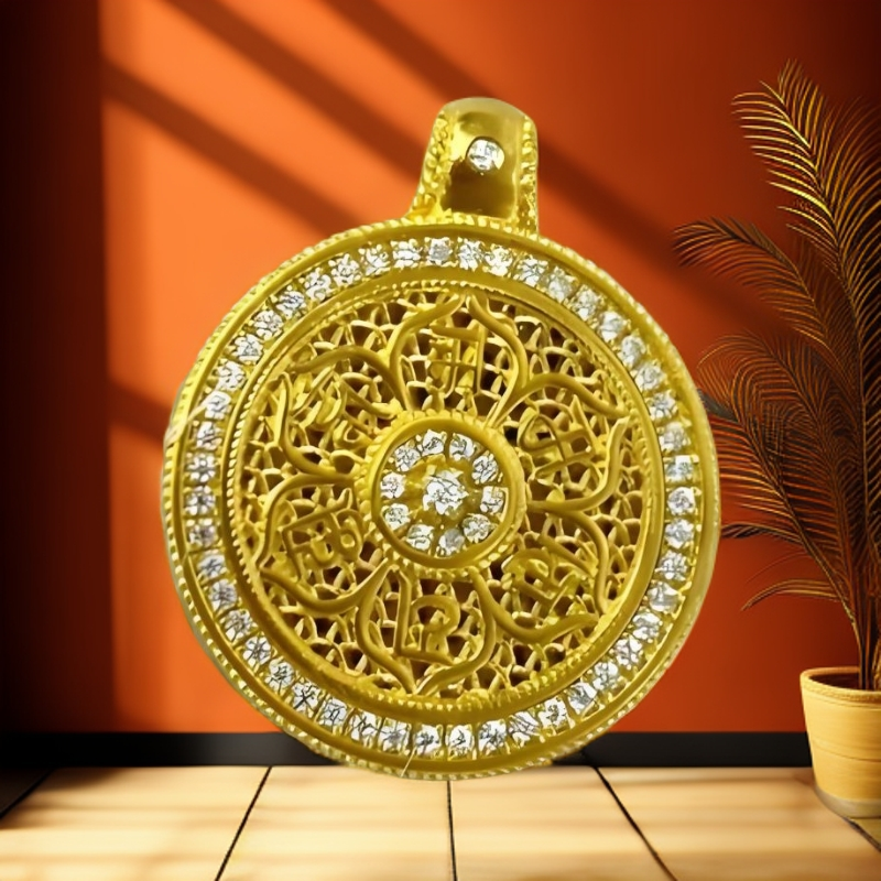 金富源--时来运转八宝罗盘单吊坠