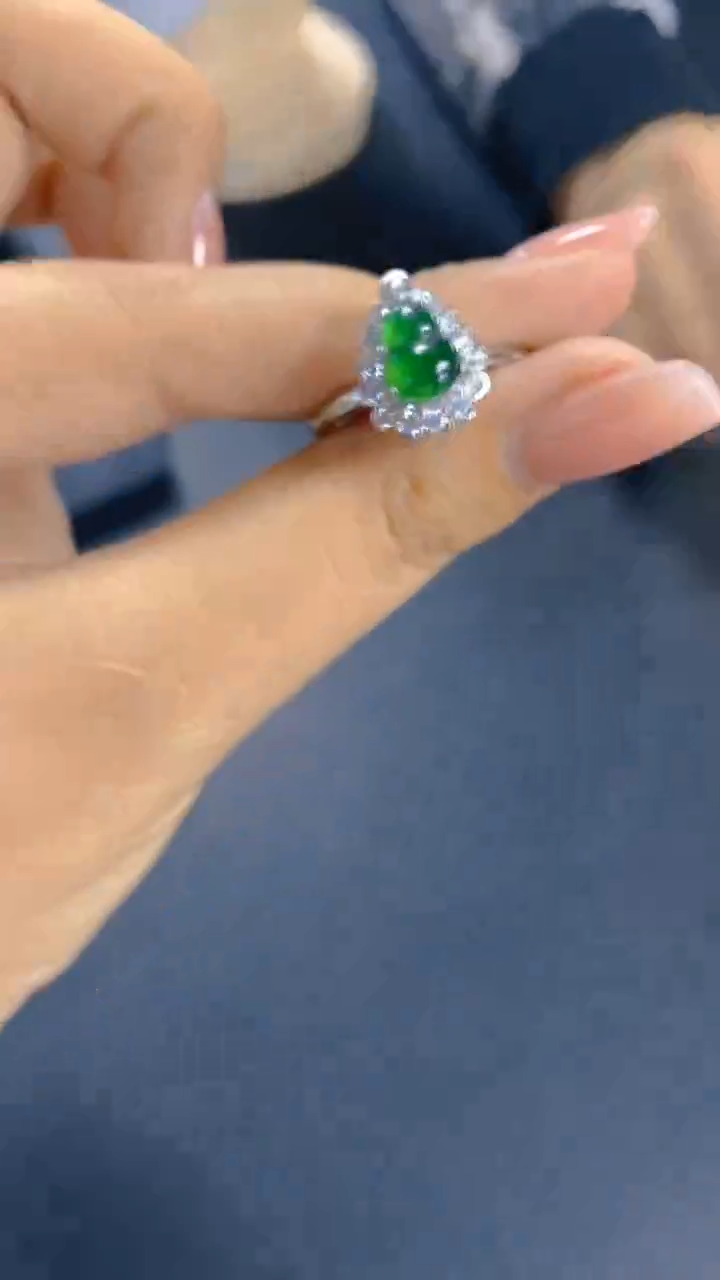 【闪购商品】翡翠戒指未镶嵌0581702906多样性发其一