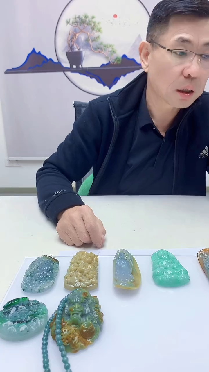 【闪购商品】定制翡翠未镶嵌5152zm-毛货挂件