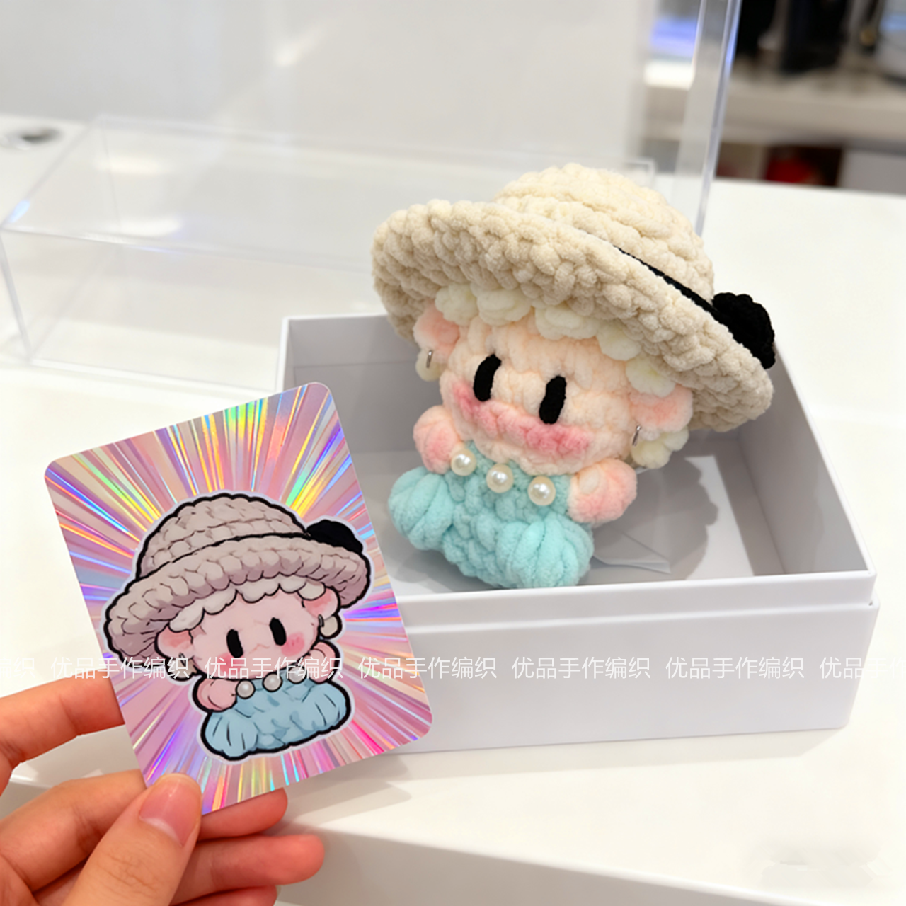 成品权志龙手工钩织内地明星钩织挂件玩周边编织玩偶成品生日礼物