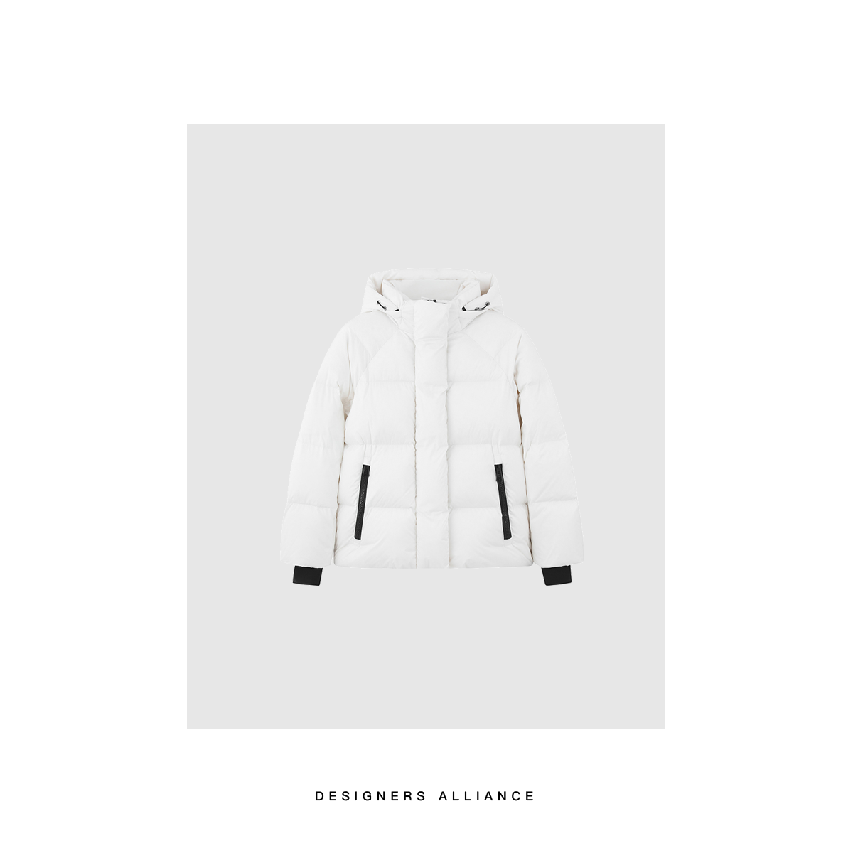 罗拉密码-设计师联盟 90白鹅绒羽绒服秋冬宽松防风百搭外套3308