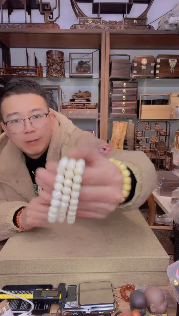 【闪购商品】乌木类书架869猛犸无相9*10单圈手串