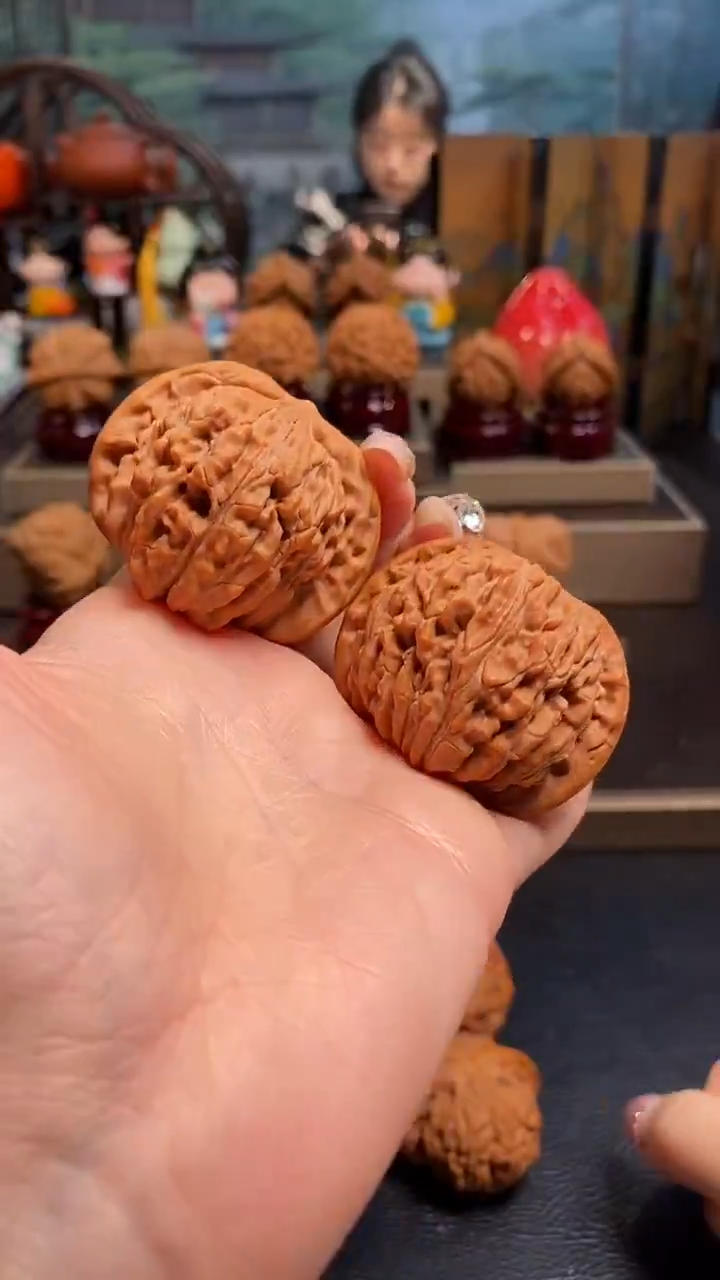 【闪购商品】文玩核桃吊坠H431四座楼46