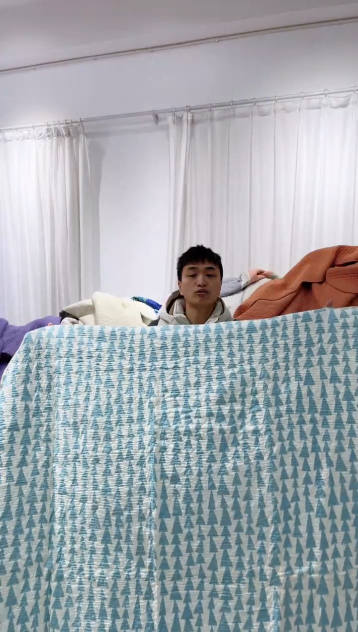 棉200*230纯棉床盖77号小脏迹