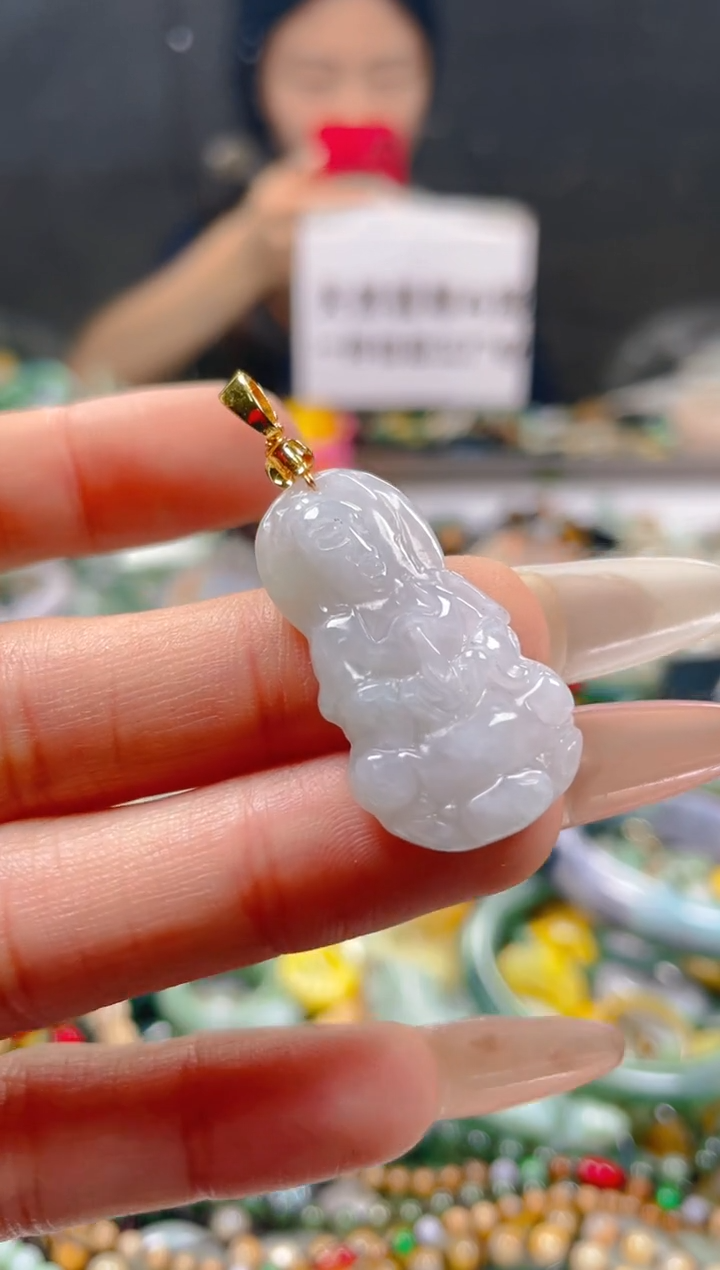 【闪购商品】翡翠颈饰未镶嵌/G/翡翠A货一图一物