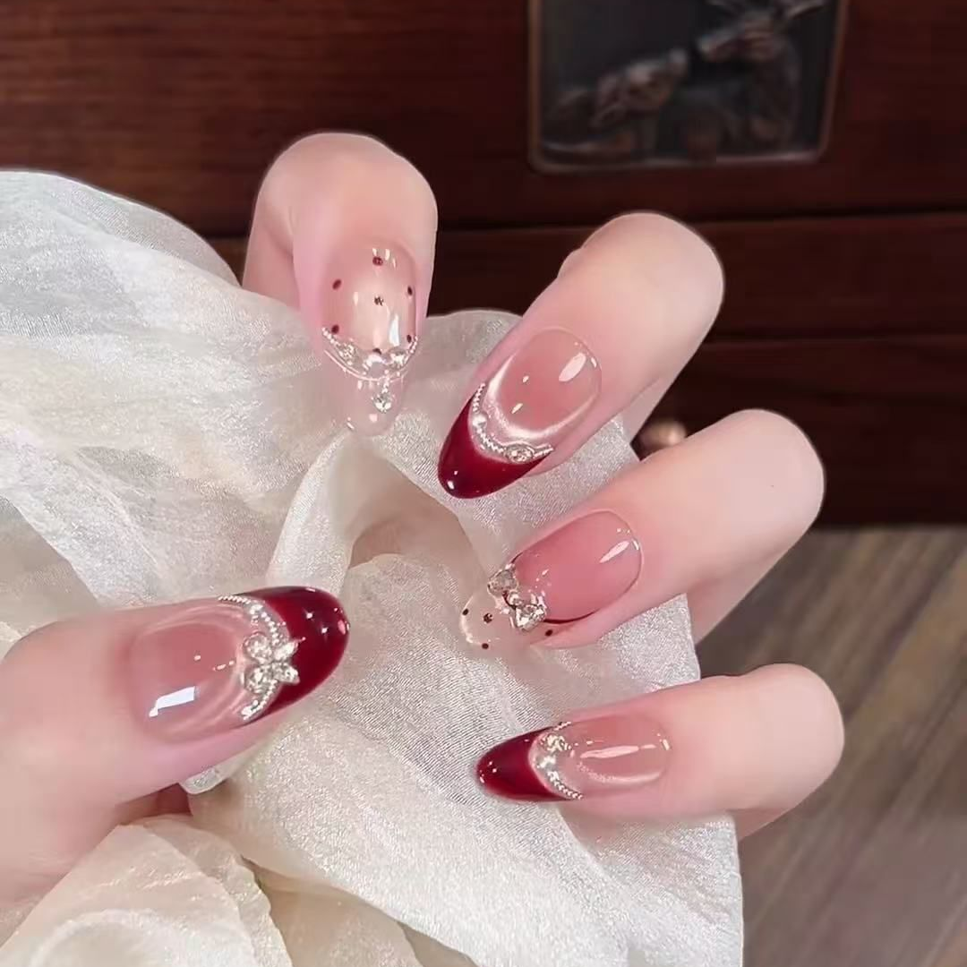 【A149富家千金】-简约日常穿戴甲美甲