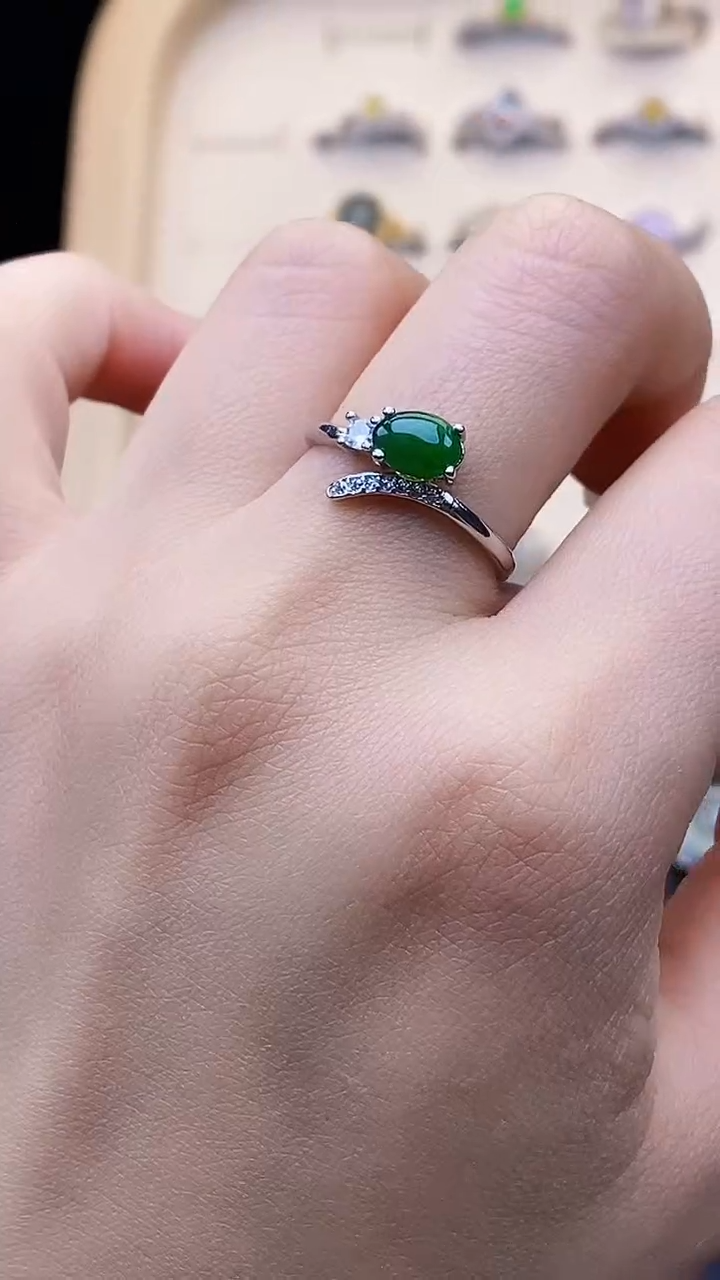 【闪购商品】翡翠戒指未镶嵌女款