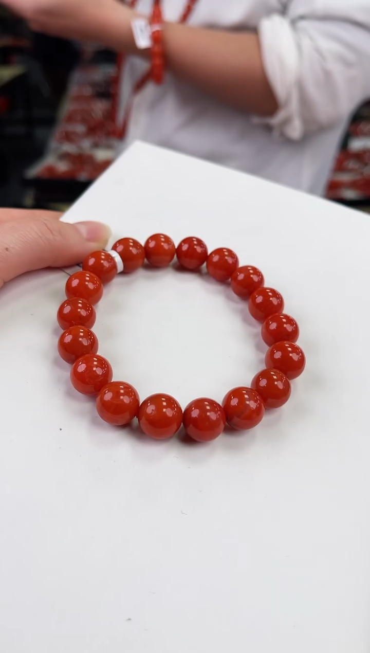 【闪购商品】南红玛瑙瓦西手串11+未镶嵌一个/条