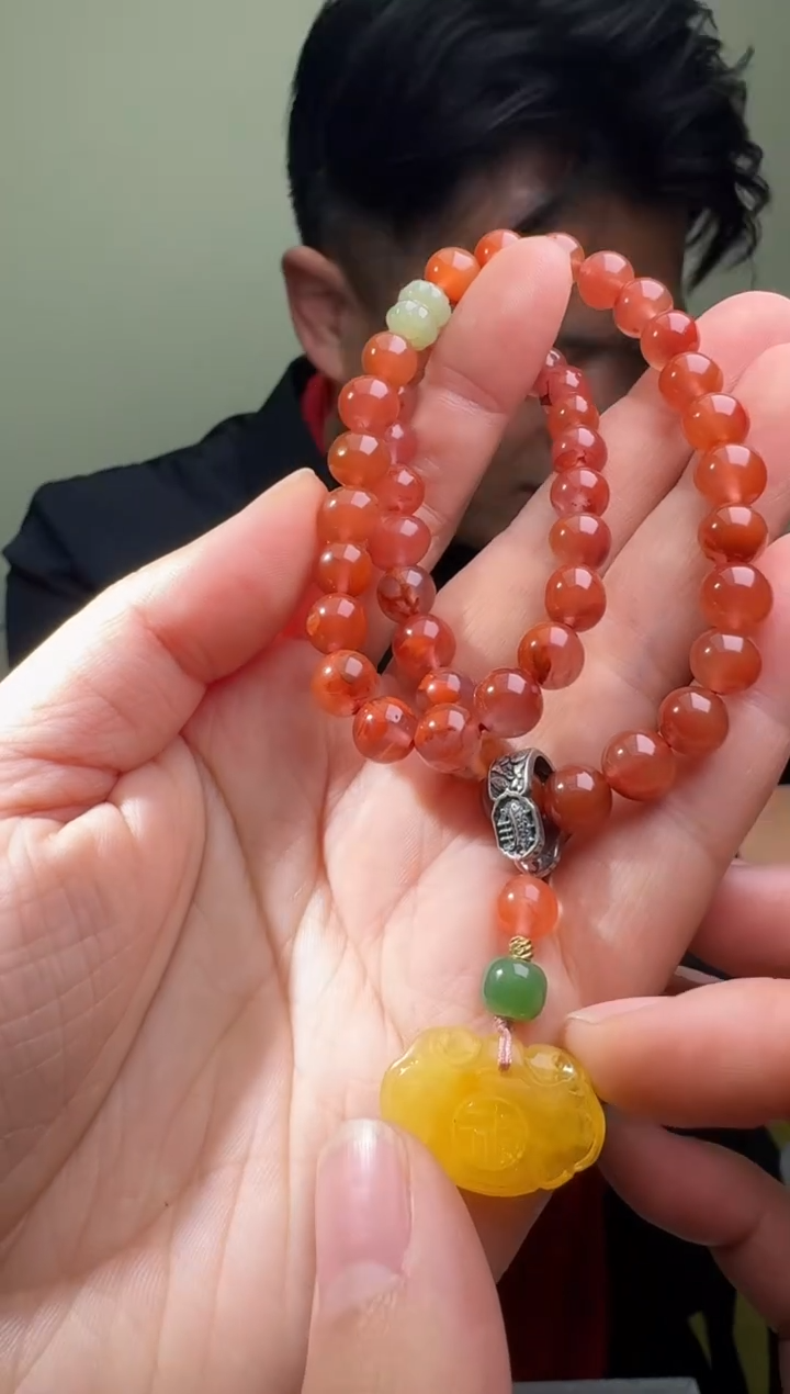 【闪购商品】南红玛瑙手链未镶嵌多样性发一件654