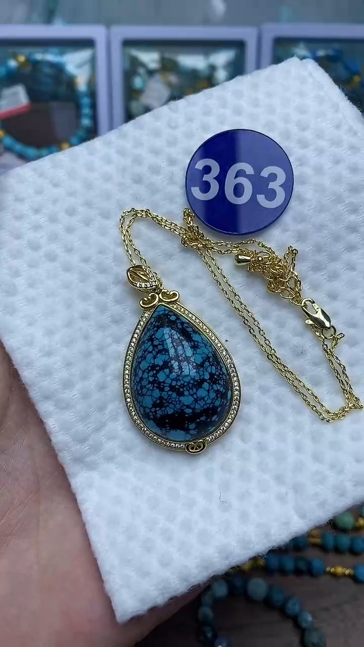 【闪购商品】绿松石吊坠合金363吊坠