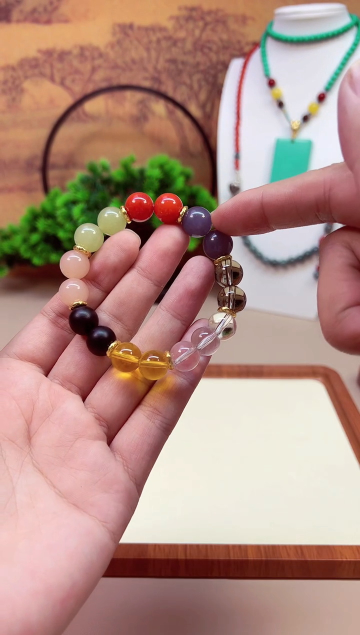 手链14K金镶嵌和田玉SSSSSSS