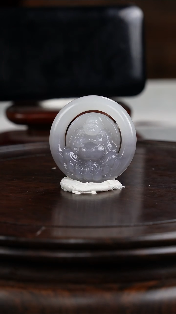 和田玉未镶嵌挂件陈*禾1