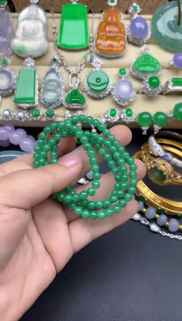 【闪购商品】翡翠手串未镶嵌422-中国好珍宝
