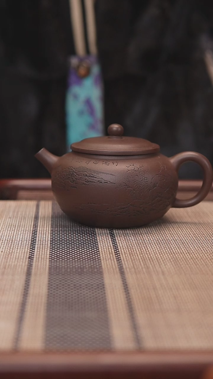 【闪购商品】紫砂茶杯老紫泥贡珠水