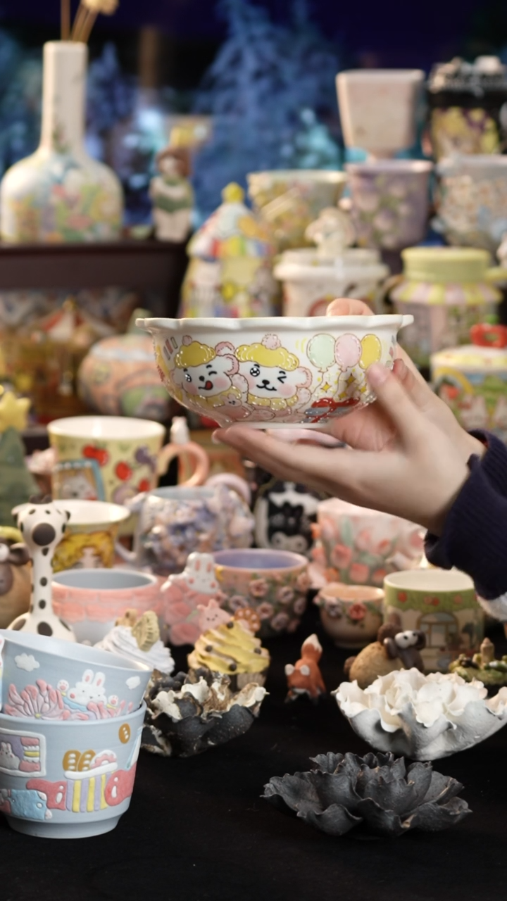 其他陶景德镇釉下彩手绘设计师款陶瓷