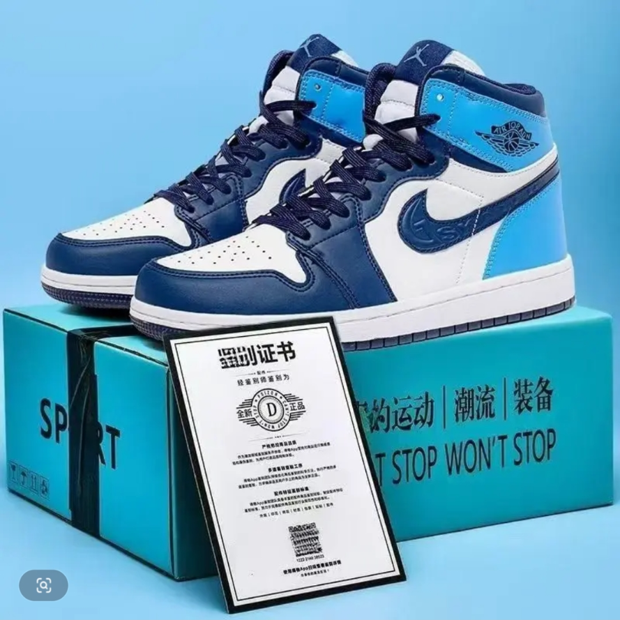 断码aj男鞋莆田2025秋季新款情侣空军一号高帮板鞋aj1学生运动鞋
