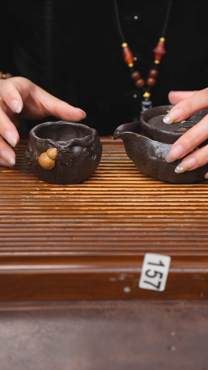 其他万古烧粗陶手工茶具