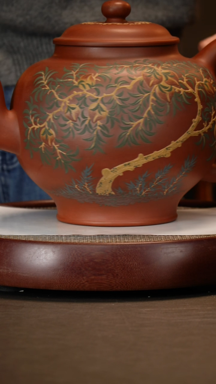 【闪购商品】紫砂茶壶大红泥宫灯+段泥香炉+香炉