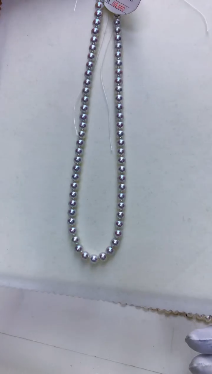 【闪购商品】海水珍珠商品银S925镶嵌5.5-6bluerose·带大证