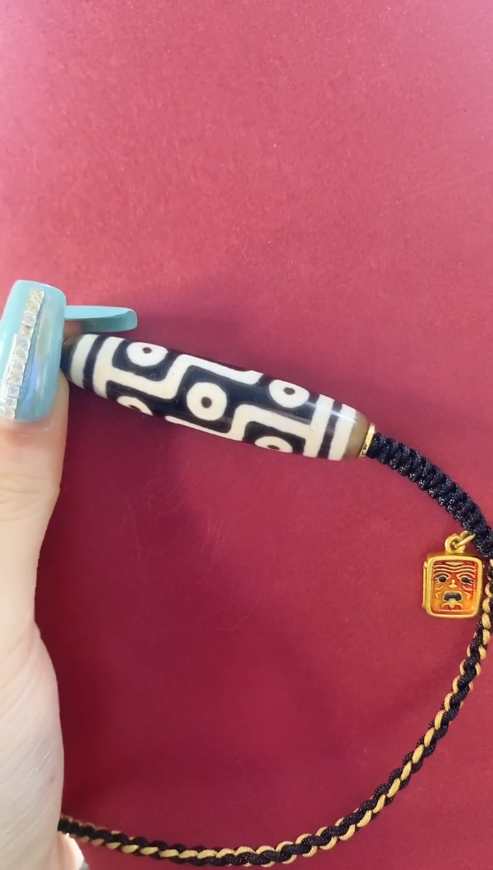 未镶嵌颈饰玛瑙/玉髓（覆膜）匚*行运无覆膜折九