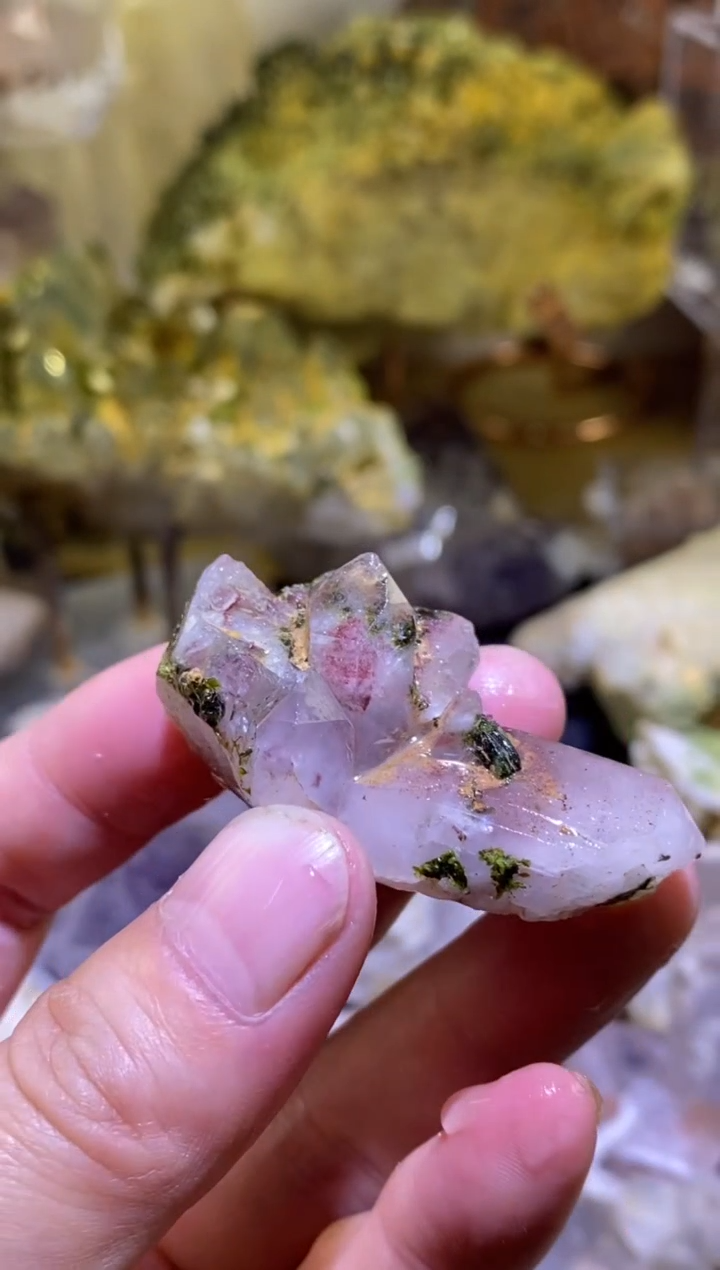 未镶嵌珠宝半成品水晶35号四川超七花园水晶